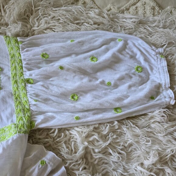 Free People Edie Tee White and Lime Combo - READ DESCRIPTION - Picture 10 of 14